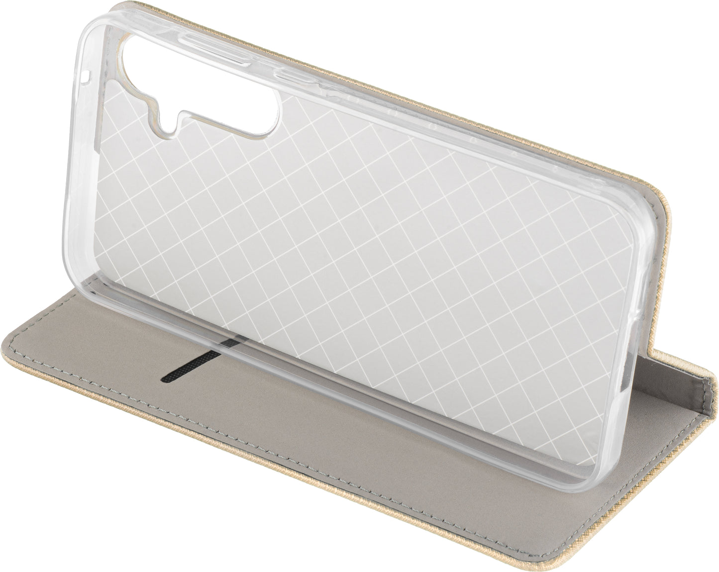 Puzdro pre Samsung Galaxy A17 4G / A17 5G, OEM, Smart Magnet, Zlaté