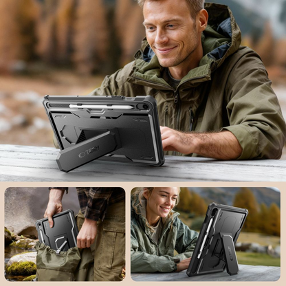 Puzdro pre Samsung Galaxy Tab S10 Lite / Tab S10 FE / Tab S9, Tech-Protect, Kevlar Pro, Čierne