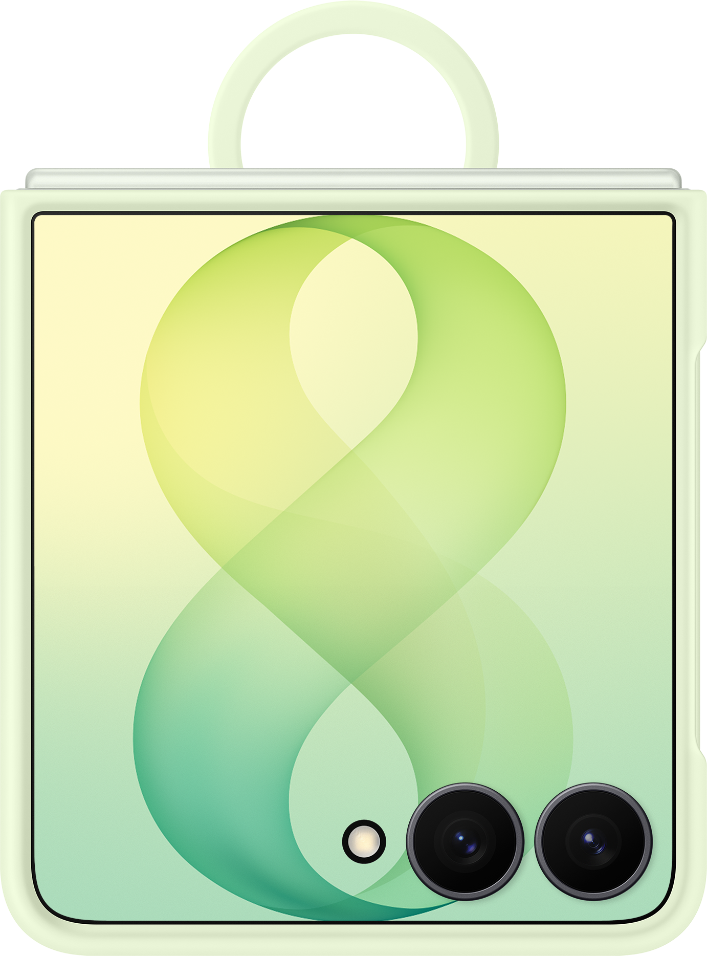 Puzdro pre Samsung Galaxy Z Flip8 F776, Silikónový magnetický krúžok, Zelená EF-EF776CGEGWW