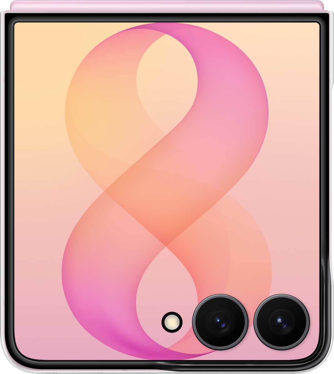 Puzdro pre Samsung Galaxy Z Flip8 F776, priehľadné puzdro, transparentné EF-QF776CTEGWW