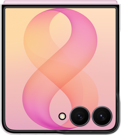 Puzdro pre Samsung Galaxy Z Flip8 F776, priehľadné puzdro, transparentné EF-QF776CTEGWW