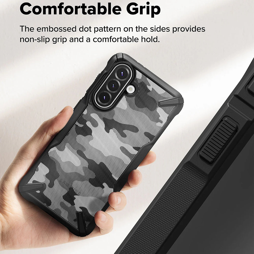 Puzdro pre Samsung Galaxy A56 A566 / A36 A366, Ringke, Fusion X Camo, Čierne