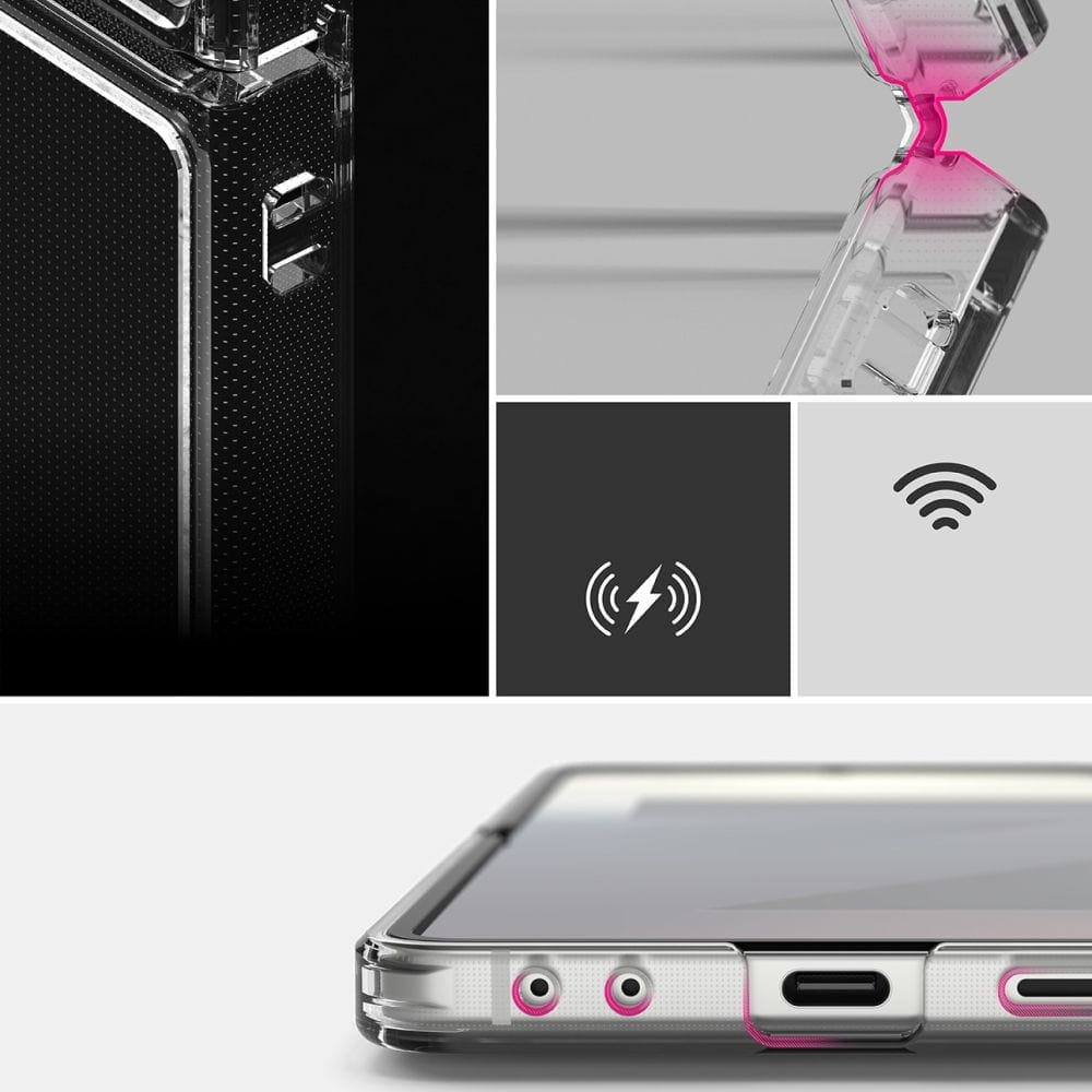 Case for Samsung Galaxy Z Flip7 F766, Ringke, Fusion, Transparent