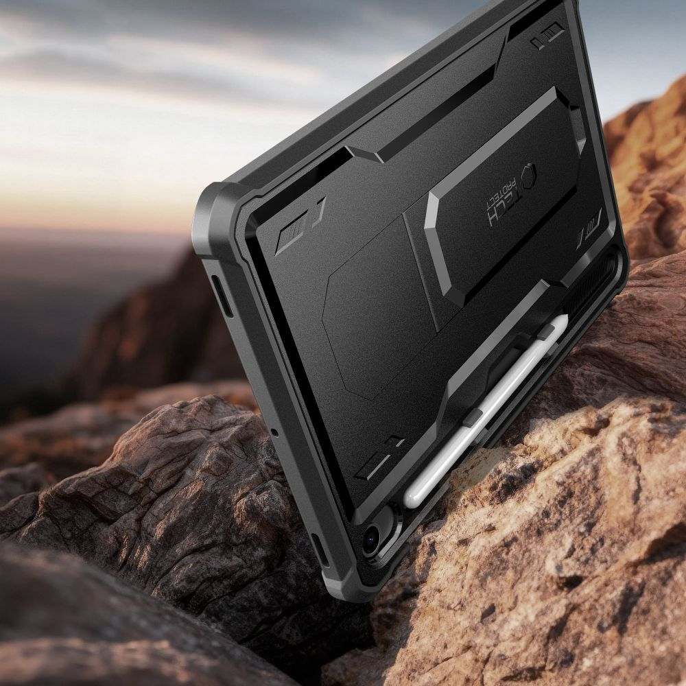 Puzdro pre Samsung Galaxy Tab S10 Lite / Tab S10 FE / Tab S9, Tech-Protect, Kevlar Pro, Čierne