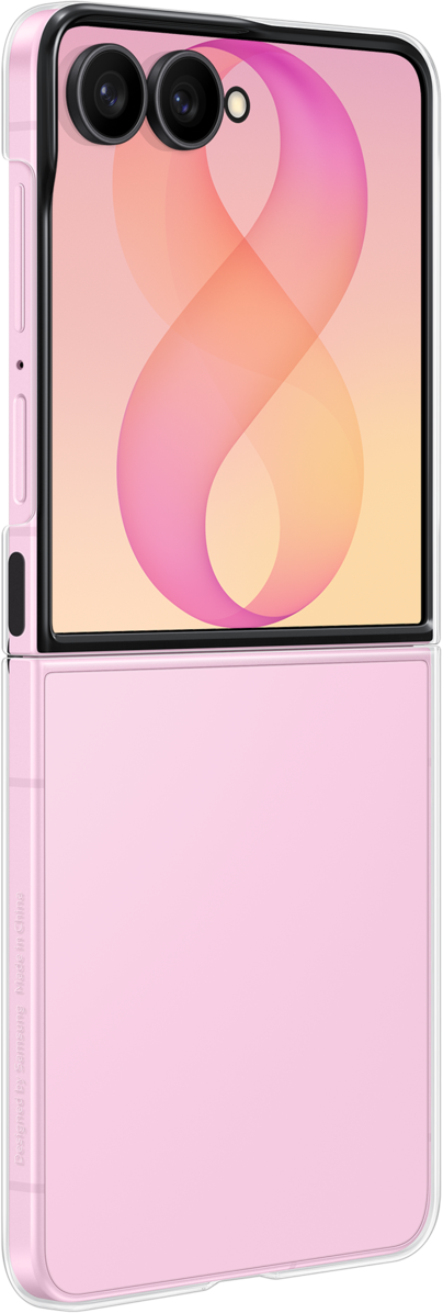Puzdro pre Samsung Galaxy Z Flip8 F776, priehľadné puzdro, transparentné EF-QF776CTEGWW