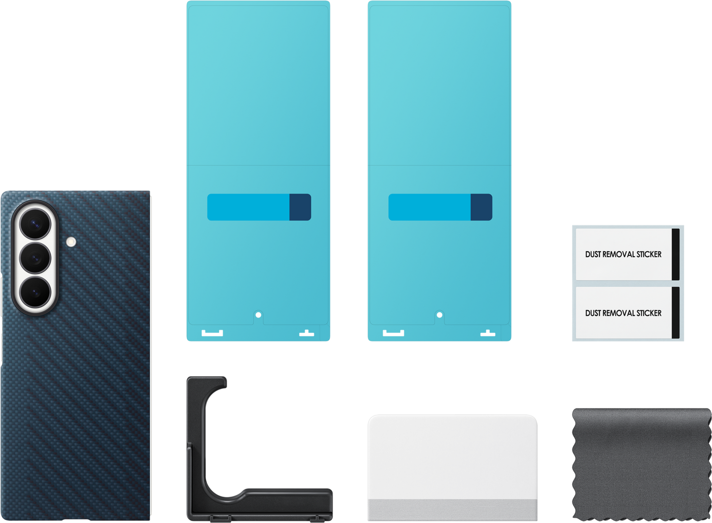Puzdro pre Samsung Galaxy Z Fold8 Ultra F976, Carbon Magnet Case, Tmavomodrá EF-KF976SNEGWW
