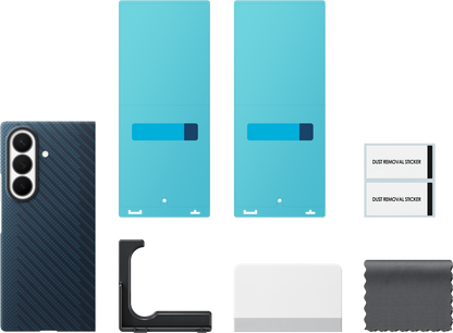 Puzdro pre Samsung Galaxy Z Fold8 Ultra F976, Carbon Magnet Case, Tmavomodrá EF-KF976SNEGWW