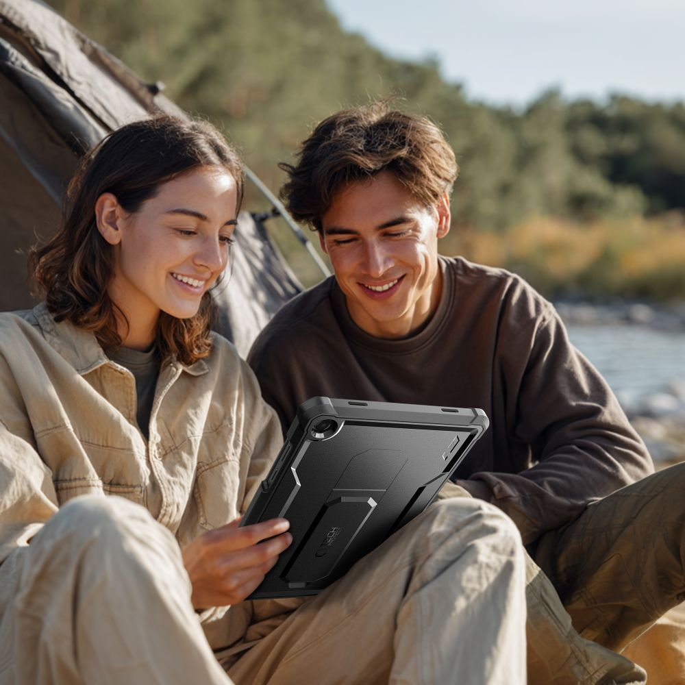 Puzdro pre Samsung Galaxy Tab A11+ / Tab A9+, Tech-Protect, Kevlar Pro, Čierne
