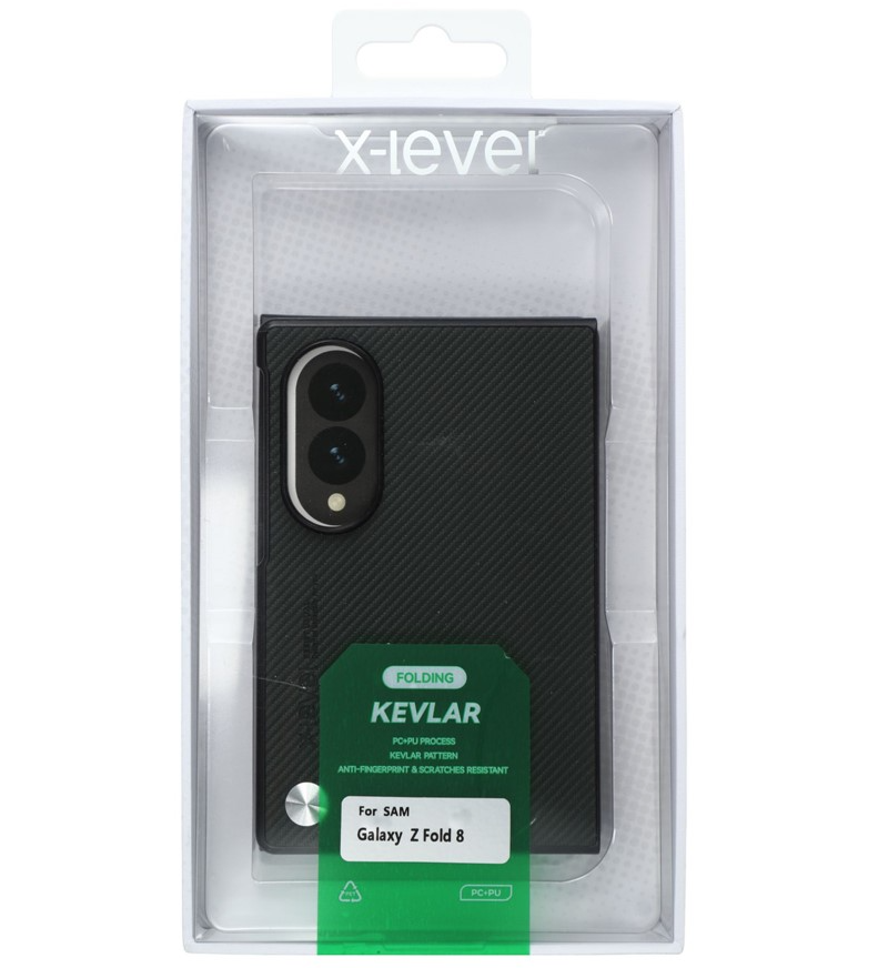 Puzdro pre Samsung Galaxy Z Fold8 F971, X-Level, Carbon, Čierne
