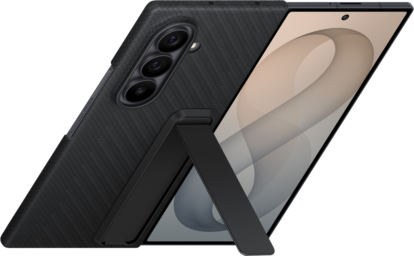 Puzdro pre Samsung Galaxy Z Fold8 Ultra F976, Carbon Standing, Čierne EF-XF976SBEGWW