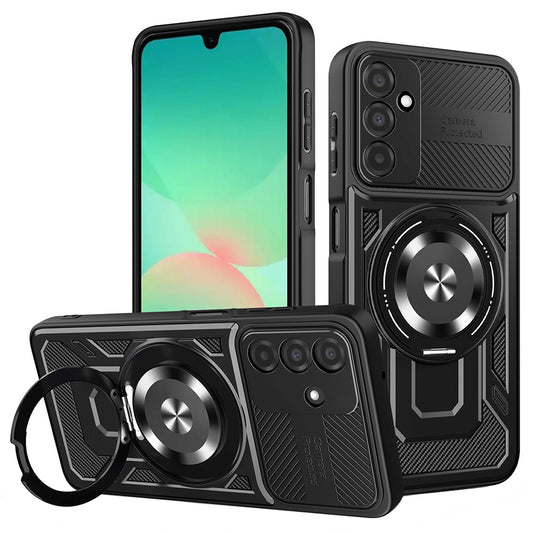 Puzdro pre Samsung Galaxy A26 A266, Techsuit, RuggedCam, Čierne