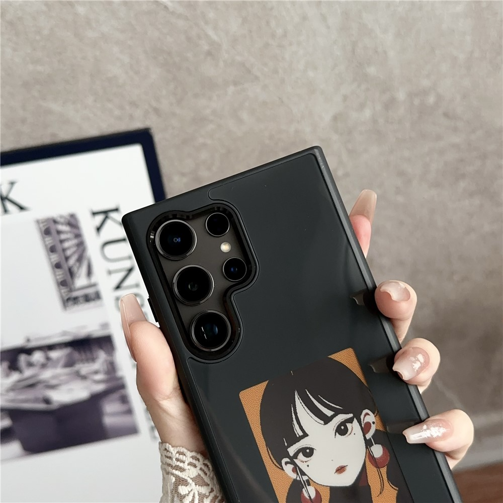 Puzdro pre Samsung Galaxy S25 Ultra S938, OEM, prispôsobený E-Ink displej, čierne