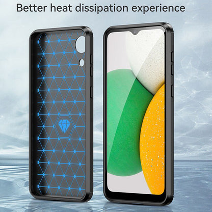 Puzdro pre Samsung Galaxy A03 Core A032, Techsuit, Karbón, Čierne