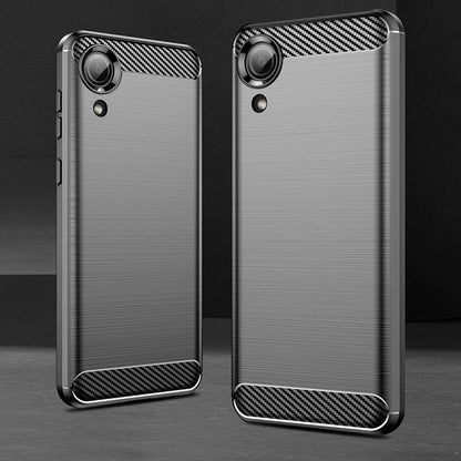 Puzdro pre Samsung Galaxy A03 Core A032, Techsuit, Karbón, Čierne