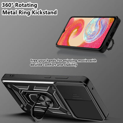 Puzdro pre Samsung Galaxy A04e A042 / M04 M045, Techsuit, CamShield, Čierne