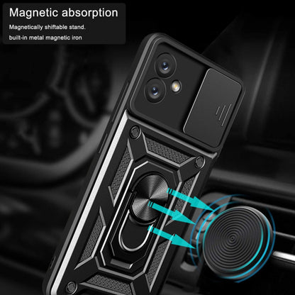 Puzdro pre Samsung Galaxy A04e A042 / M04 M045, Techsuit, CamShield, Čierne
