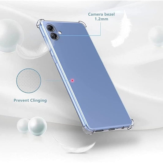 Obal na Samsung Galaxy A04e A042 / M04 M045, Techsuit, nárazuvzdorný priehľadný, transparentný