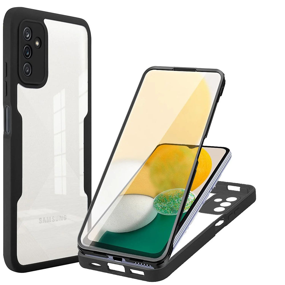 Puzdro pre Samsung Galaxy A04s A047 / A13 5G A136, Techsuit, ColorVerse 360, Čierna