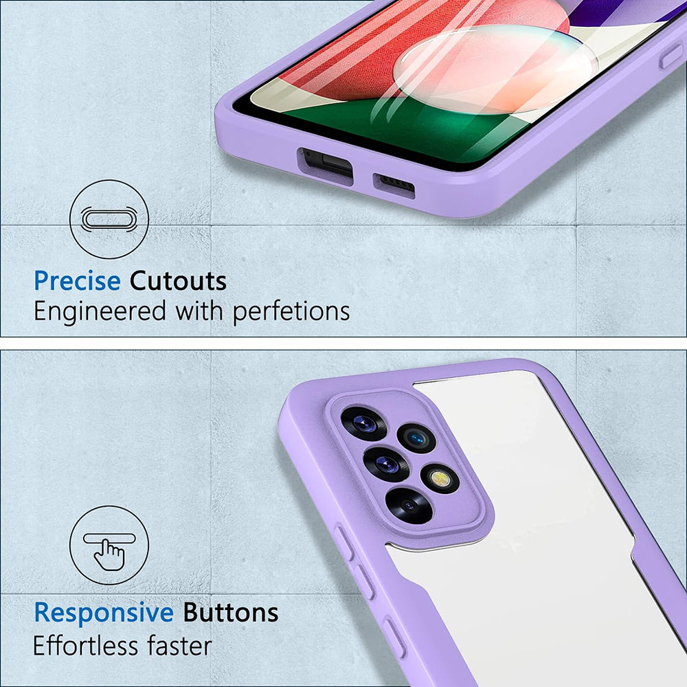 Puzdro pre Samsung Galaxy A04s A047 / A13 5G A136, Techsuit, ColorVerse 360, Čierna