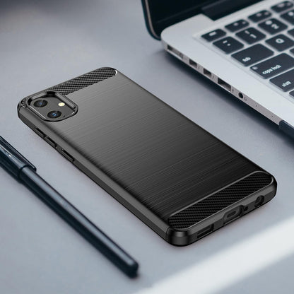 Case for Samsung Galaxy A05 A055, Techsuit, Carbon, Black