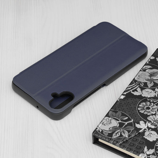 Puzdro pre Samsung Galaxy A05 A055, Techsuit, eFold, Tmavomodrá