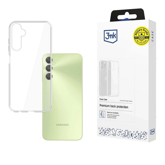 Puzdro pre Samsung Galaxy A05s A057, 3MK, Priehľadné, Transparentné