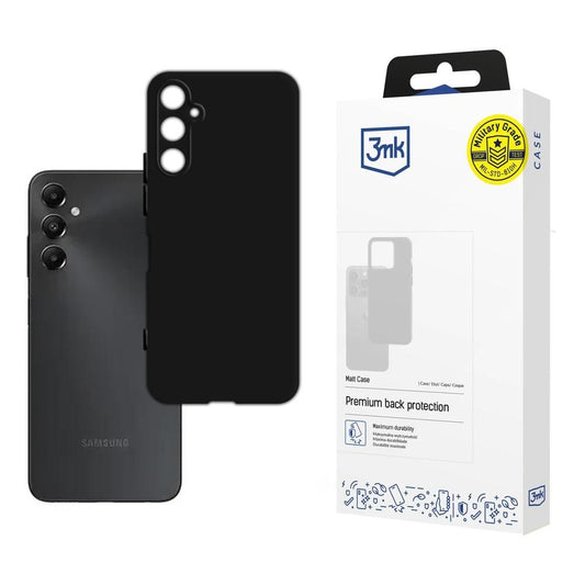 Puzdro pre Samsung Galaxy A05s A057, 3MK, Matná čierna