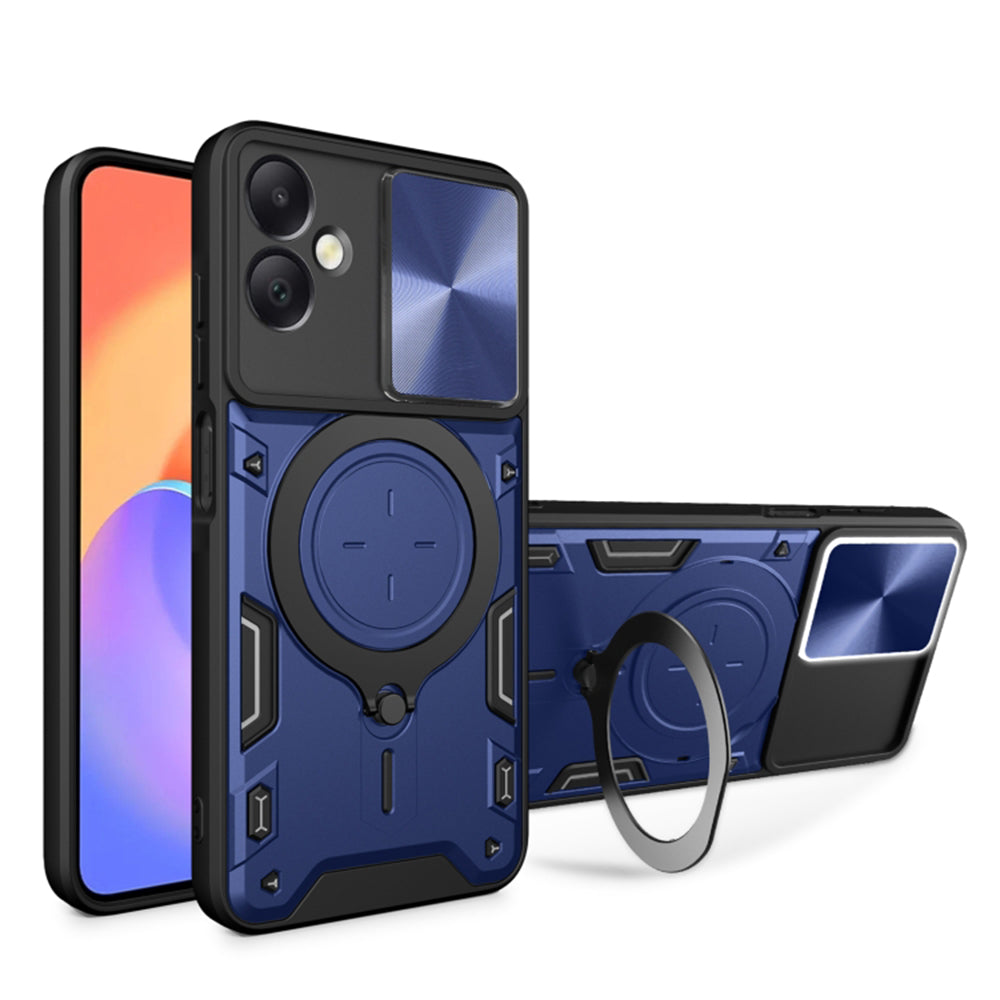 Puzdro pre Samsung Galaxy A06 A065, Techsuit, CamGuard Pro, Modrá