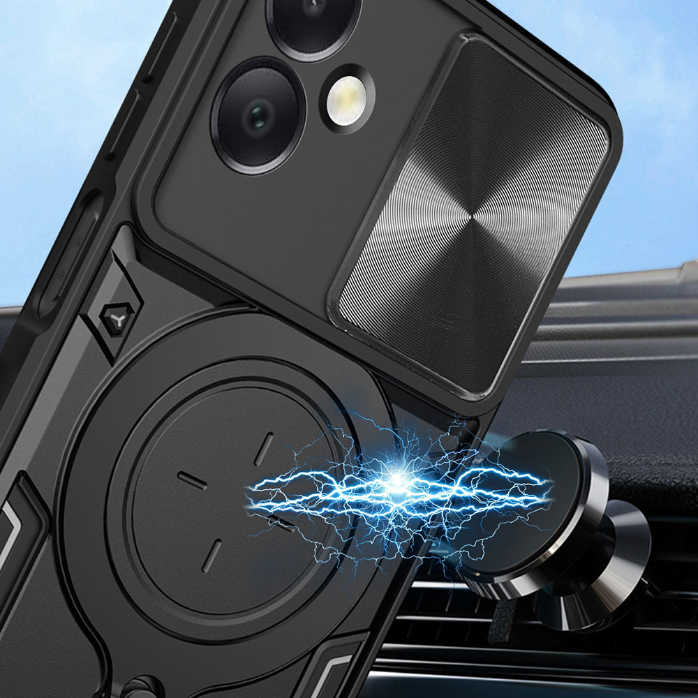 Puzdro pre Samsung Galaxy A06 A065, Techsuit, CamGuard Pro, Fialové