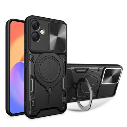 Puzdro pre Samsung Galaxy A06 A065, Techsuit, CamGuard Pro, Čierne