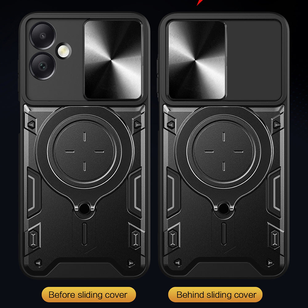 Puzdro pre Samsung Galaxy A06 A065, Techsuit, CamGuard Pro, Ružovo zlaté