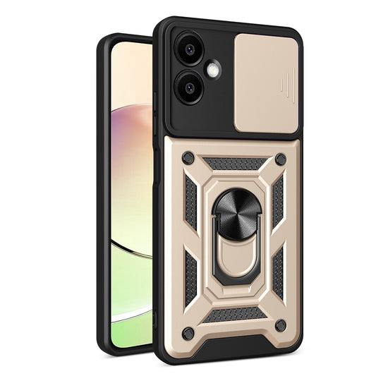 Puzdro pre Samsung Galaxy A06 A065, Techsuit, CamShield, Zlaté