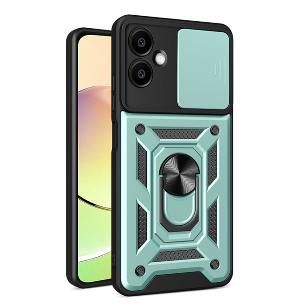 Puzdro pre Samsung Galaxy A06 A065, Techsuit, CamShield, Zelené