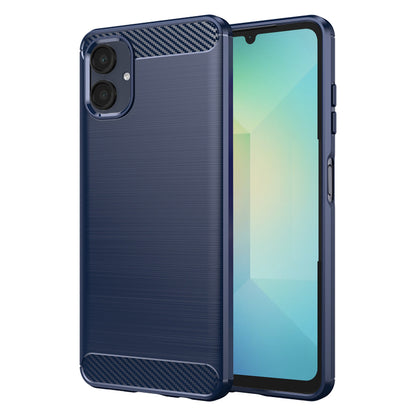 Obal na Samsung Galaxy A06 A065, Techsuit, Karbón, Modrý
