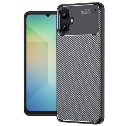 Puzdro pre Samsung Galaxy A06 A065, Techsuit, CarbonFiber, Čierne