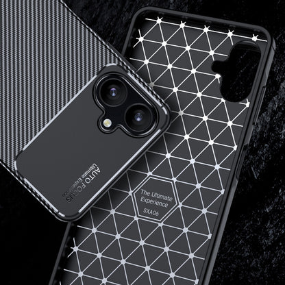 Puzdro pre Samsung Galaxy A06 A065, Techsuit, CarbonFiber, Čierne