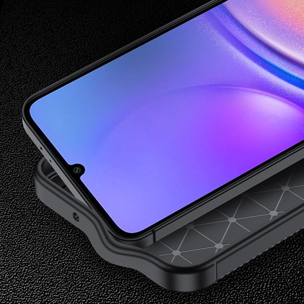 Puzdro pre Samsung Galaxy A06 A065, Techsuit, CarbonFiber, Čierne