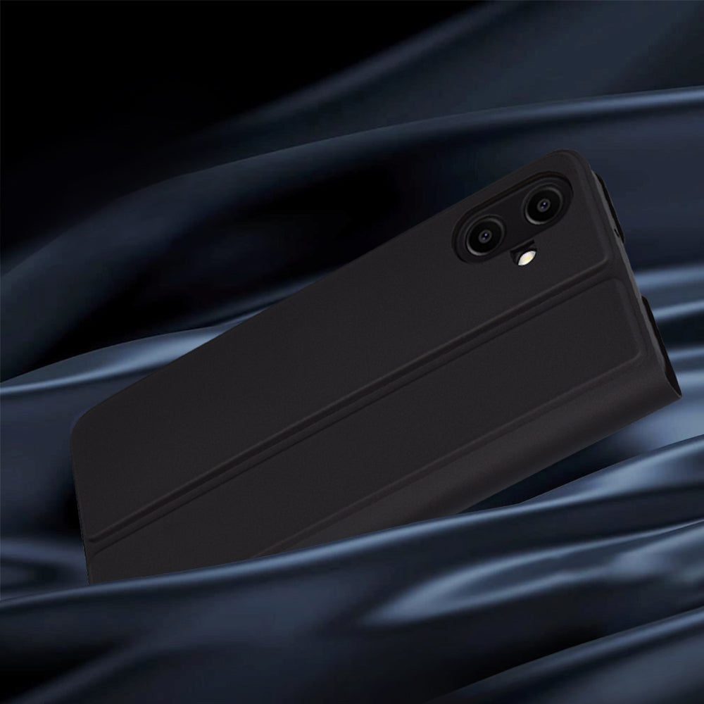 Puzdro pre Samsung Galaxy A06 A065, Techsuit, Magskin Book, Čierne