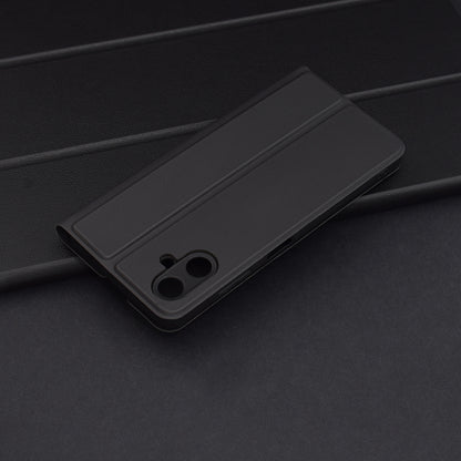 Puzdro pre Samsung Galaxy A06 A065, Techsuit, Magskin Book, Čierne