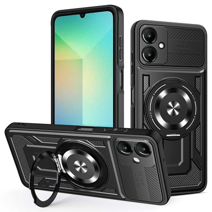 Puzdro pre Samsung Galaxy A06 A065, Techsuit, RuggedCam, Čierne