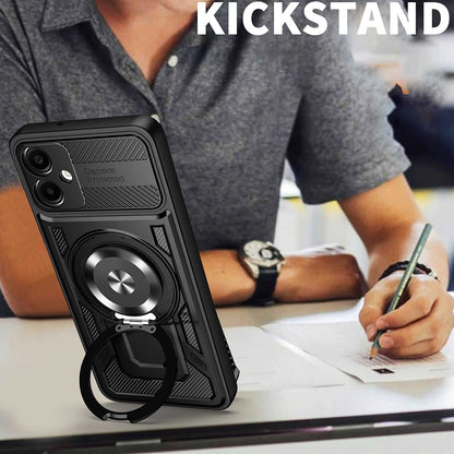 Puzdro pre Samsung Galaxy A06 A065, Techsuit, RuggedCam, Čierne