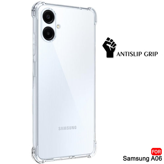 Obal na Samsung Galaxy A06 A065, Techsuit, nárazuvzdorný priehľadný, transparentný