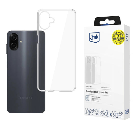 Puzdro pre Samsung Galaxy A07 4G A075, 3MK, Priehľadné, Transparentné