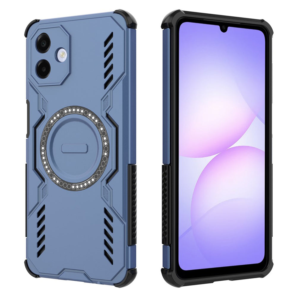 MagSafe puzdro pre Samsung Galaxy A07 4G A075, Techsuit, ArmorMag, Modrá