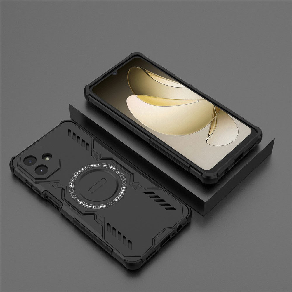MagSafe puzdro pre Samsung Galaxy A07 4G A075, Techsuit, ArmorMag, Čierne