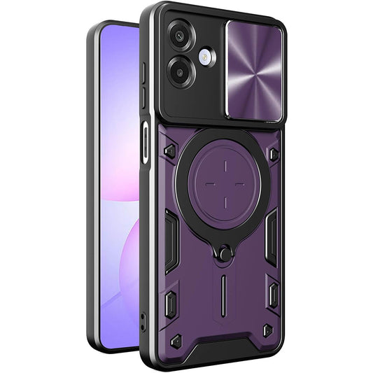 Puzdro pre Samsung Galaxy A07 4G A075, Techsuit, CamGuard Pro, Fialová