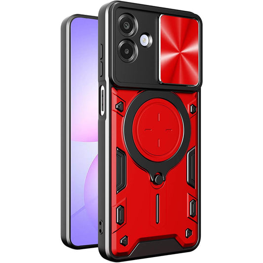 Puzdro pre Samsung Galaxy A07 4G A075, Techsuit, CamGuard Pro, Červené