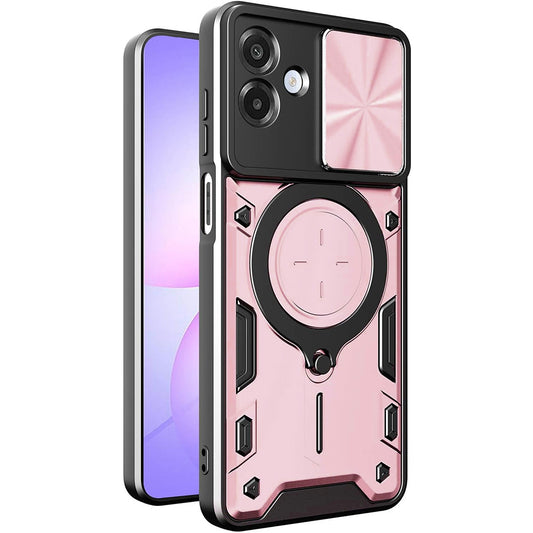 Puzdro pre Samsung Galaxy A07 4G A075, Techsuit, CamGuard Pro, Ružové