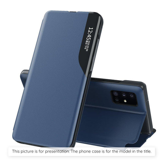 Puzdro pre Samsung Galaxy A07 4G A075, Techsuit, eFold, Tmavomodrá