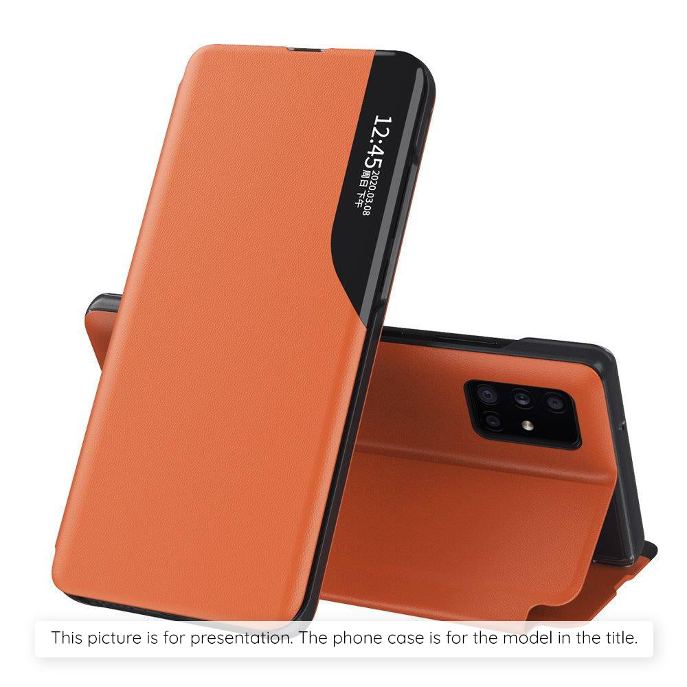 Puzdro pre Samsung Galaxy A07 4G A075, Techsuit, eFold, Oranžové